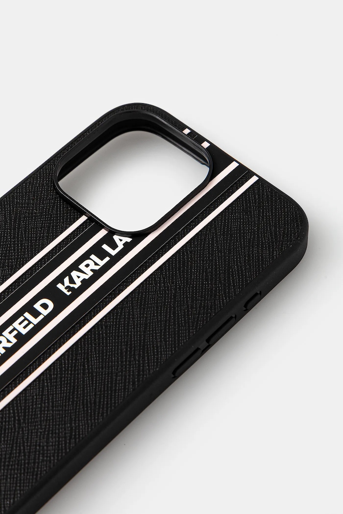 Obal na telefon Karl Lagerfeld iPhone 15 Pro Max KLHCP15XPAMSCNSP černá AA00
