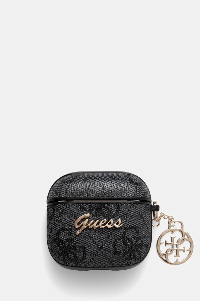 Guess etui na airpod AirPods 4 cover czarny GUA4G4GSMK