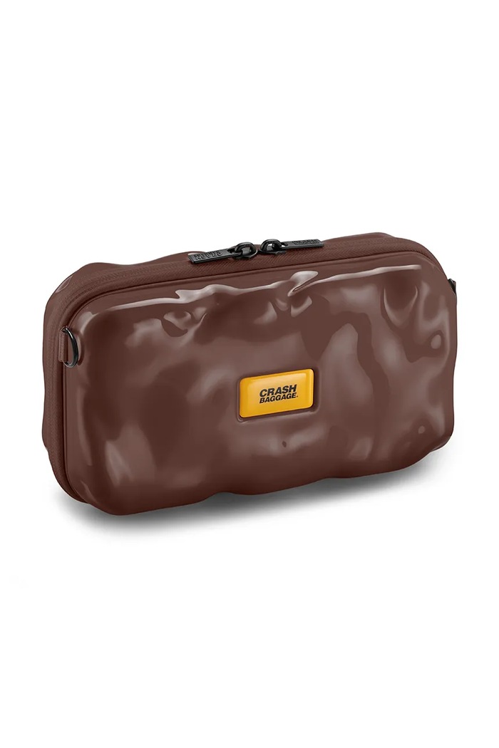 Crash Baggage trusă cosmetică MINI ICON TONE ON TONE 22x12x8 cm maro CB373