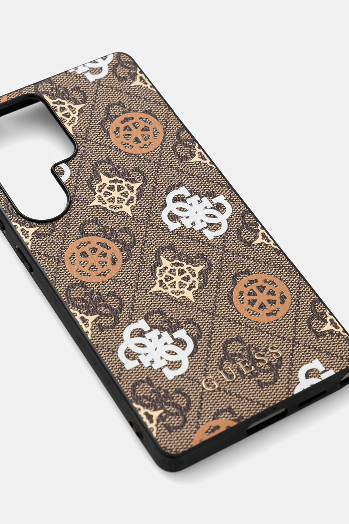 Puzdro na mobil Guess Samsung Galaxy S25 Ultra GUHMS25LP4PWPW hnedá AA00