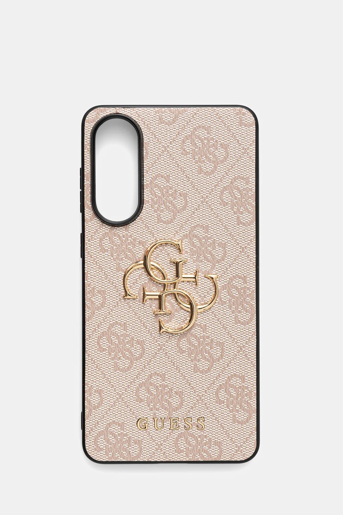 Etui za telefon Guess Samsung Galaxy S25 Edge Našitek roza GUHCS25E4GMGPI
