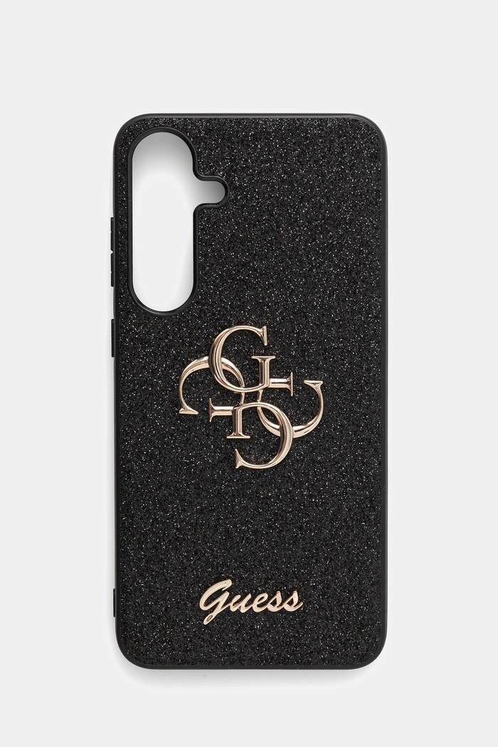 Puzdro na mobil Guess Samsung Galaxy S25 Plus na mobil čierna GUHCS25MHG4SGK