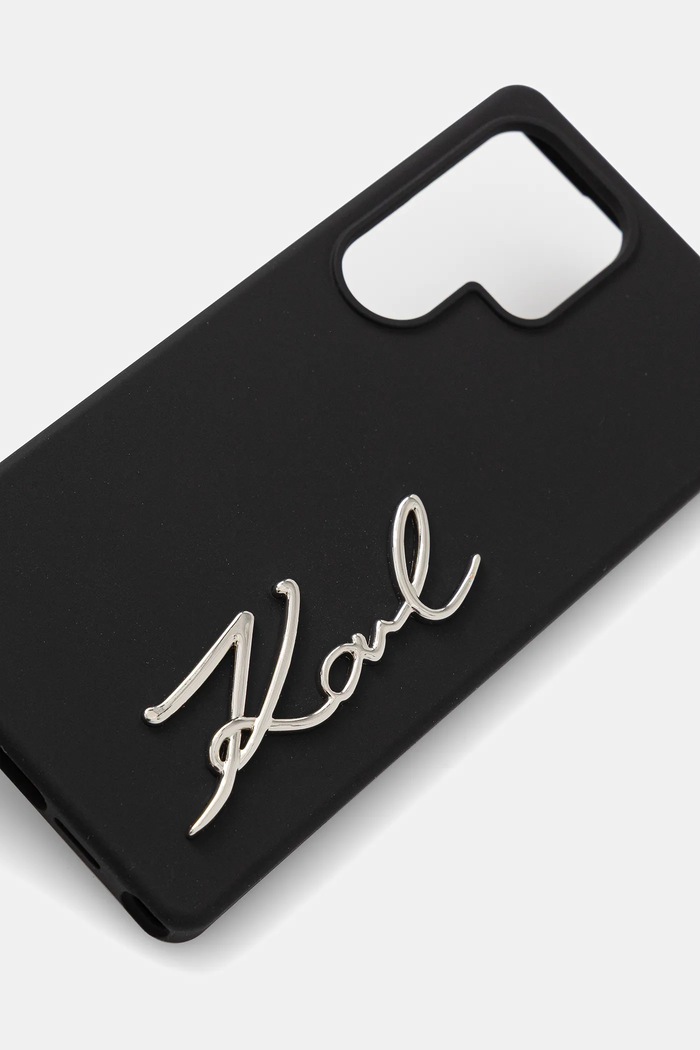 Puzdro na mobil Karl Lagerfeld Samsung Galaxy S25 Ultra KLHCS25LSCMSMVK čierna AA00