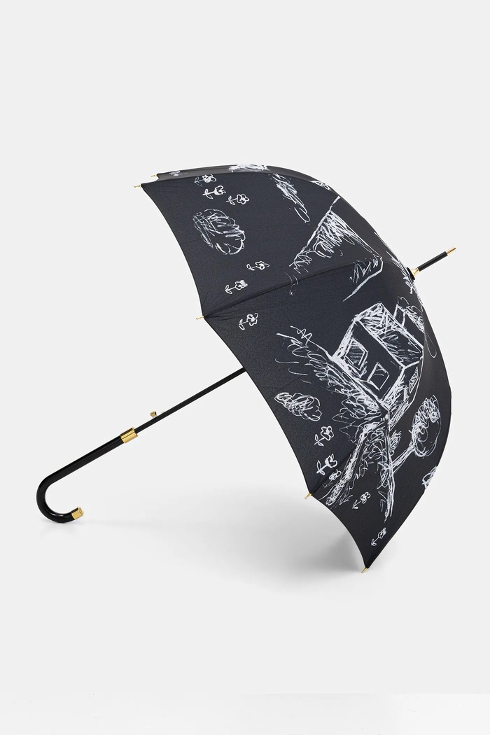 Moschino umbrelă negru 8979.auto