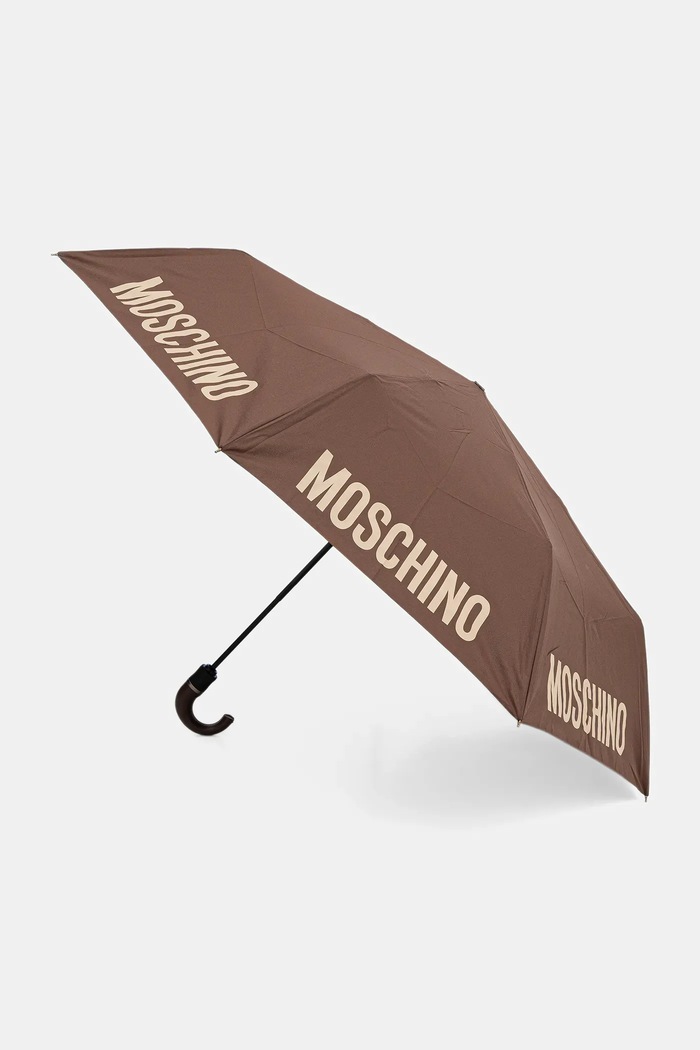 Ομπρέλα Moschino καφέ 8064.topless