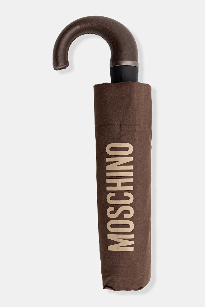 Deštník Moschino 8064.openclose hnědá AA00