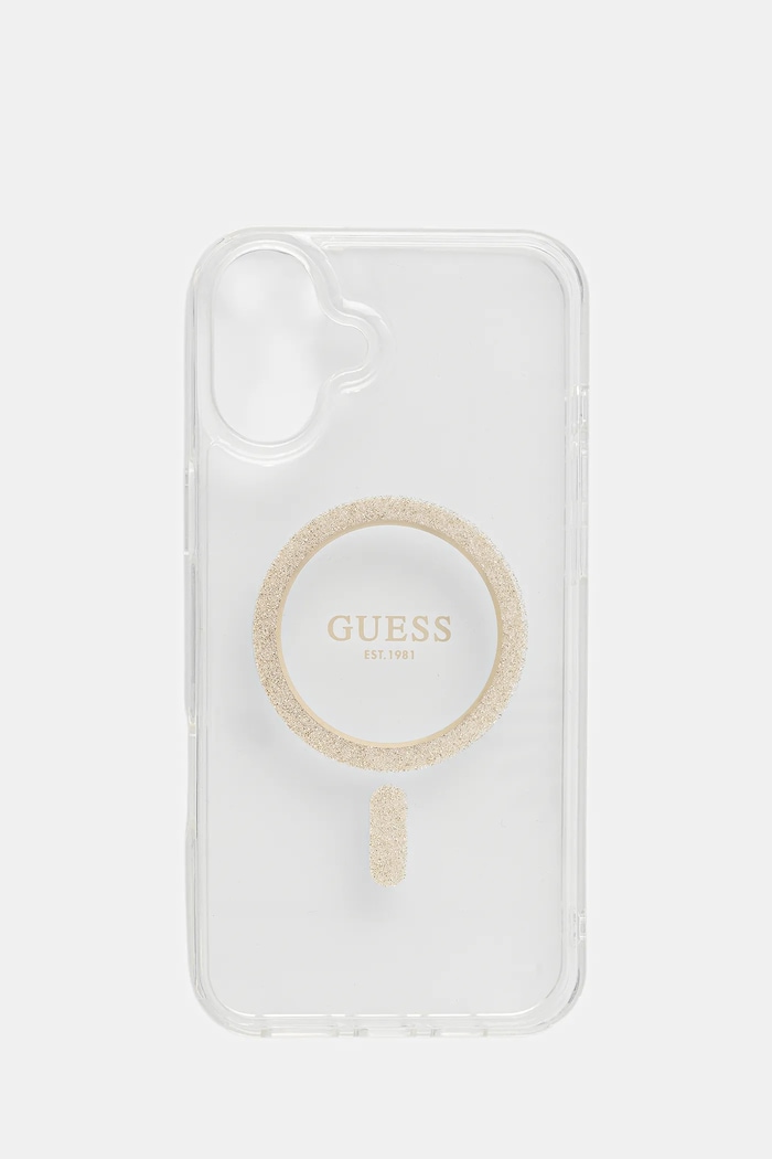 Guess husă pentru telefon iPhone 16 Plus 6.7" pentru telefon transparent GUHMP16MHFGERET