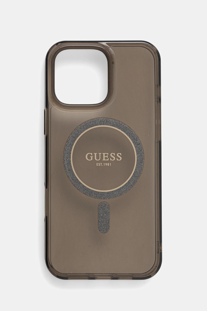 Guess etui na telefon iPhone 16 Pro Max 6.9" na telefon brązowy GUHMP16XHFGEREK