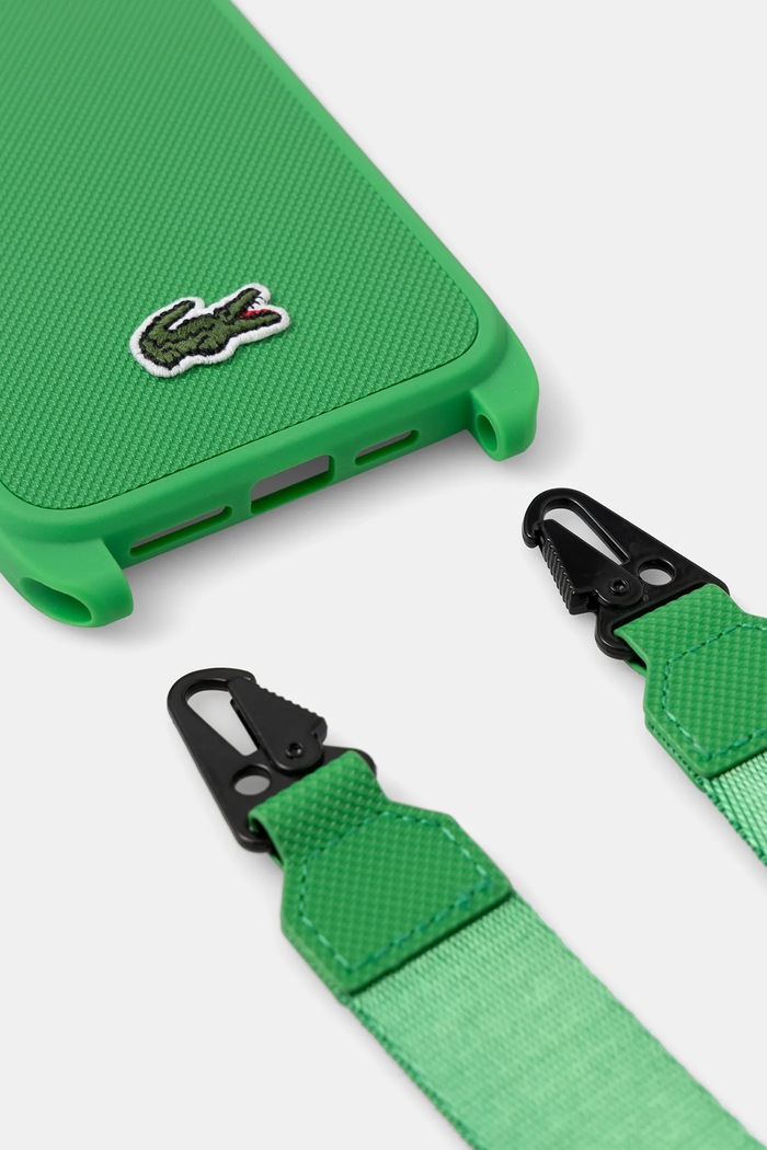 Puzdro na mobil Lacoste iPhone 15 Pro Max 6.7" LCHCP15XSPVCN zelená AA00