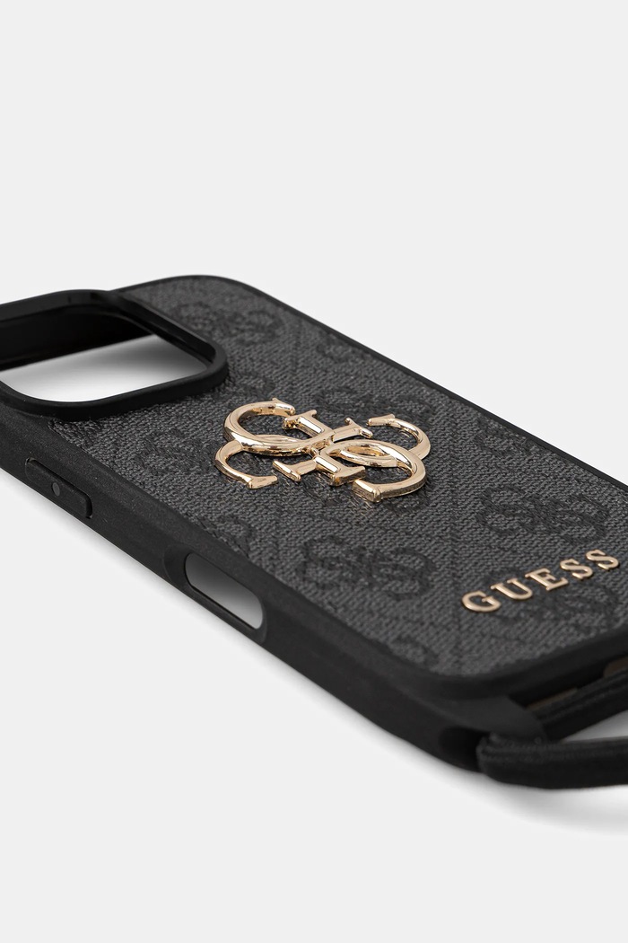 Guess husă pentru telefon iPhone 16 Pro GUHCP16LP4GMGCRK negru AA00
