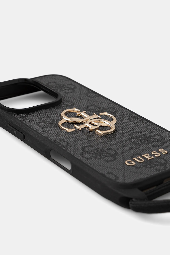 Guess husă pentru telefon iPhone 16 Pro GUHCP16LP4GMGCRK negru AA00