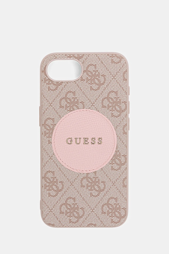 Puzdro na mobil Guess iPhone 16e na mobil ružová GUHMPSE4P4PGRSGP