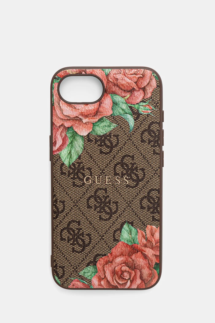 Puzdro na mobil Guess iPhone 16e na mobil hnedá GUHMPSE4P4ROPEMCW