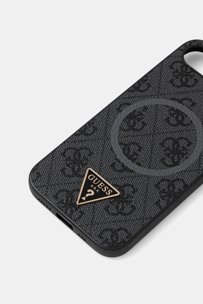 Guess husă pentru telefon iPhone 16e GUHMPSE4P4TDPK negru AA00