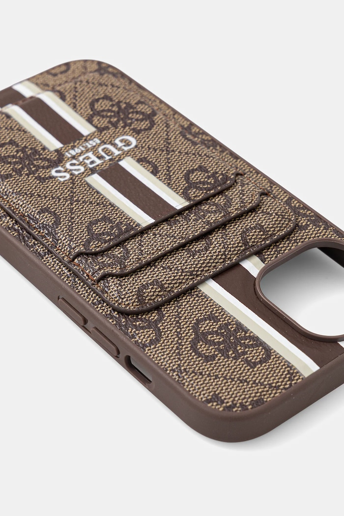Puzdro na mobil Guess iPhone 15 GUBPHCP15SP4RPSW hnedá AA00