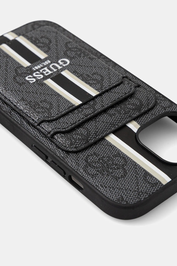 Puzdro na mobil Guess iPhone 15 GUBPHCP15SP4RPSK čierna AA00
