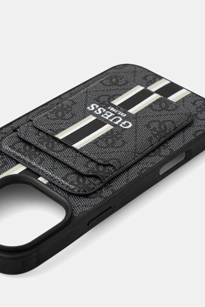 Guess husă pentru telefon iPhone 16 Pro Max GUBPHCP16XP4RPSK negru AA00