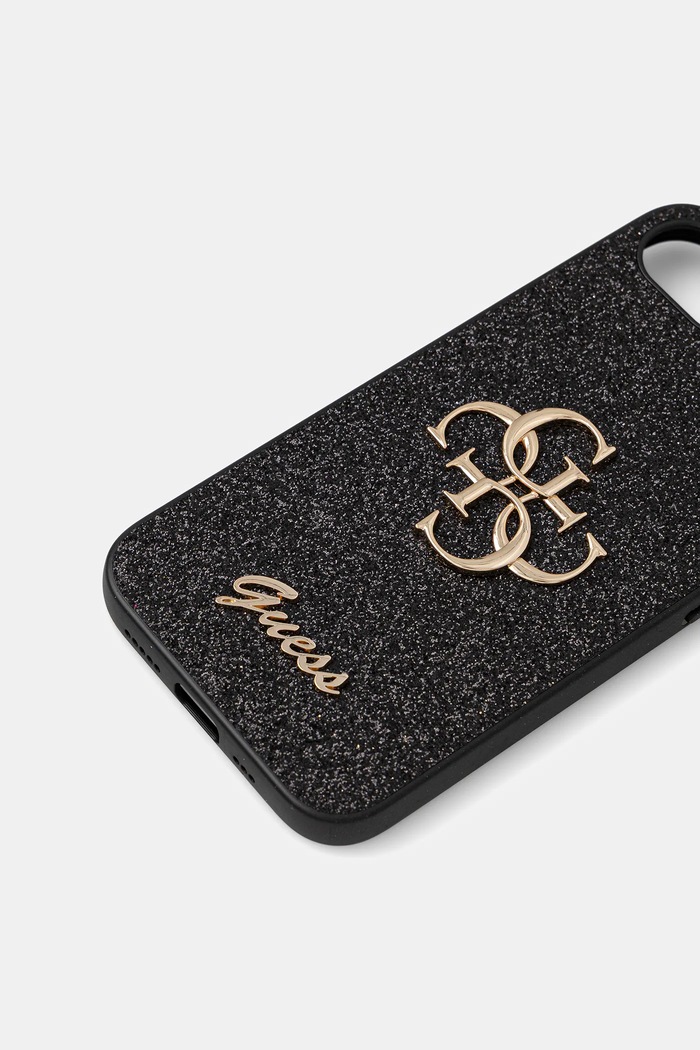 Puzdro na mobil Guess iPhone 16e GUHCPSE4HG4SGK čierna AA00