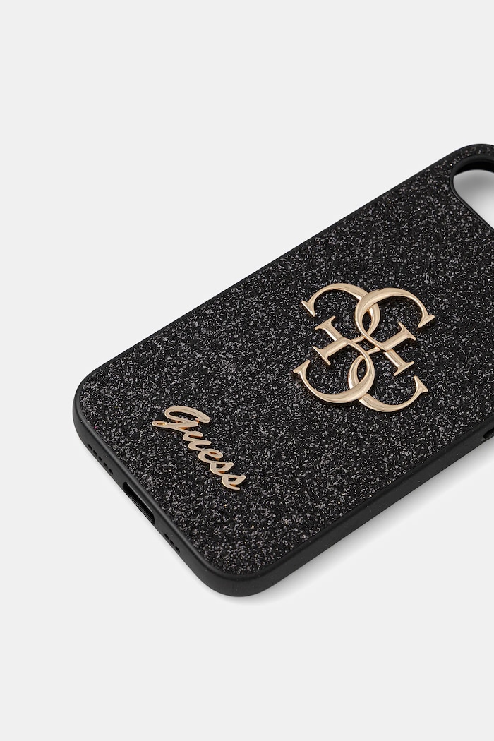 Puzdro na mobil Guess iPhone 16e GUHCPSE4HG4SGK čierna AA00