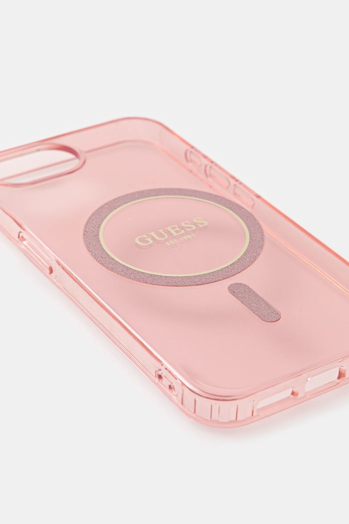 Guess husă pentru telefon iPhone 16e GUHMPSE4HFGEREP roz AA00