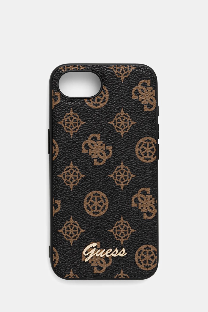 Puzdro na mobil Guess iPhone 16e na mobil čierna GUHMPSE4PGPYSK