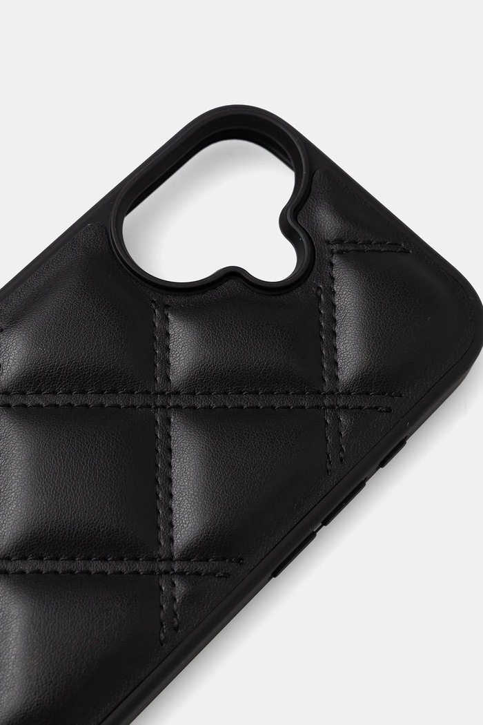 Karl Lagerfeld telefon tok iPhone 16 KLHCP16SPSQSKLSMSK fekete AA00