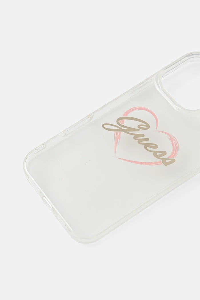 Guess husă pentru telefon iPhone 16 Pro Max 6.9" GUHCP16XHCHGSPT transparent AA00