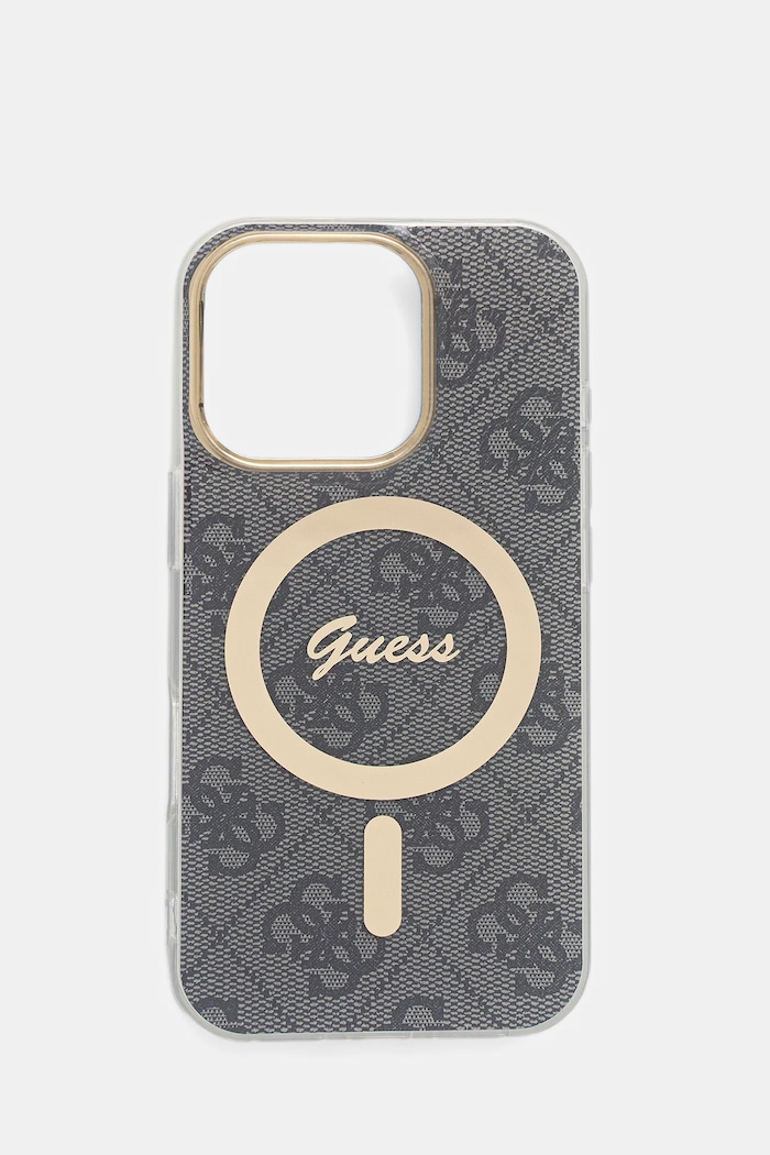 Guess husă pentru telefon iPhone 16 Pro 6.3" pentru telefon bleumarin GUHMP16LH4STK