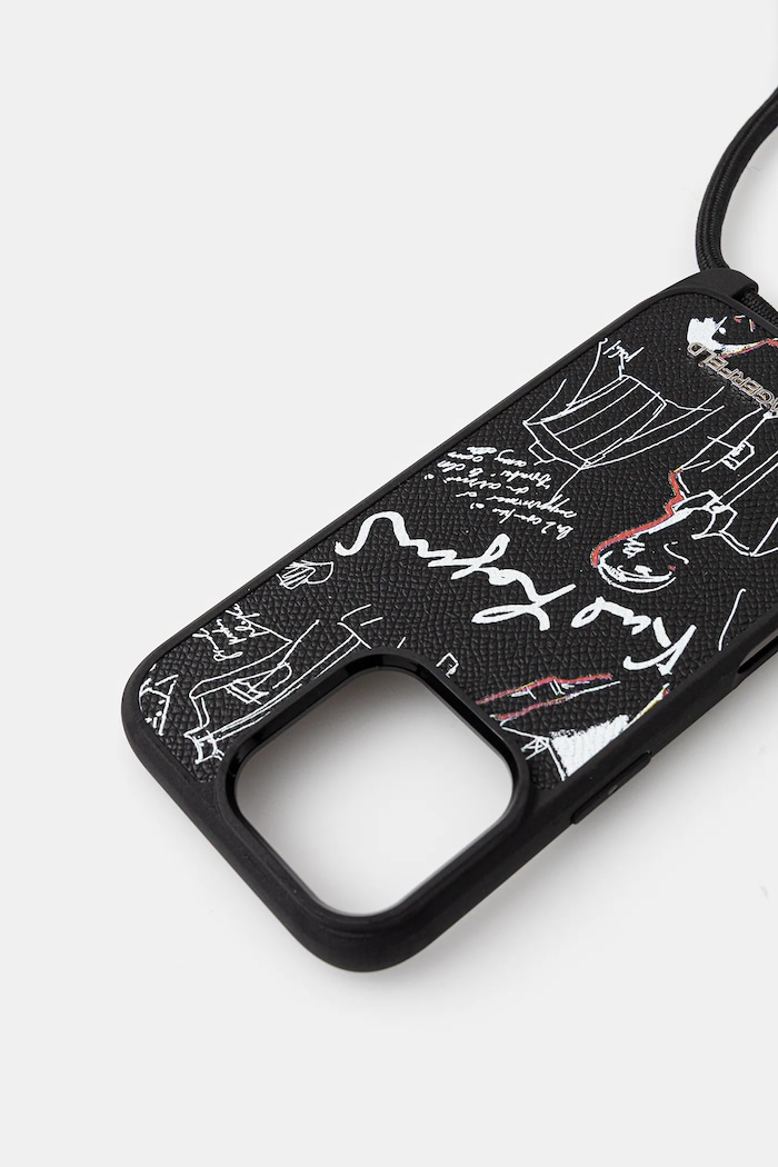 Puzdro na mobil Karl Lagerfeld iPhone 16 Pro KLHCP16LPGGRMPCK čierna AA00