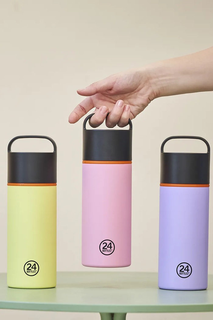 Accesorii 24bottles sticlă termică Spin 730ml Citrus Spin.730.Citrus galben