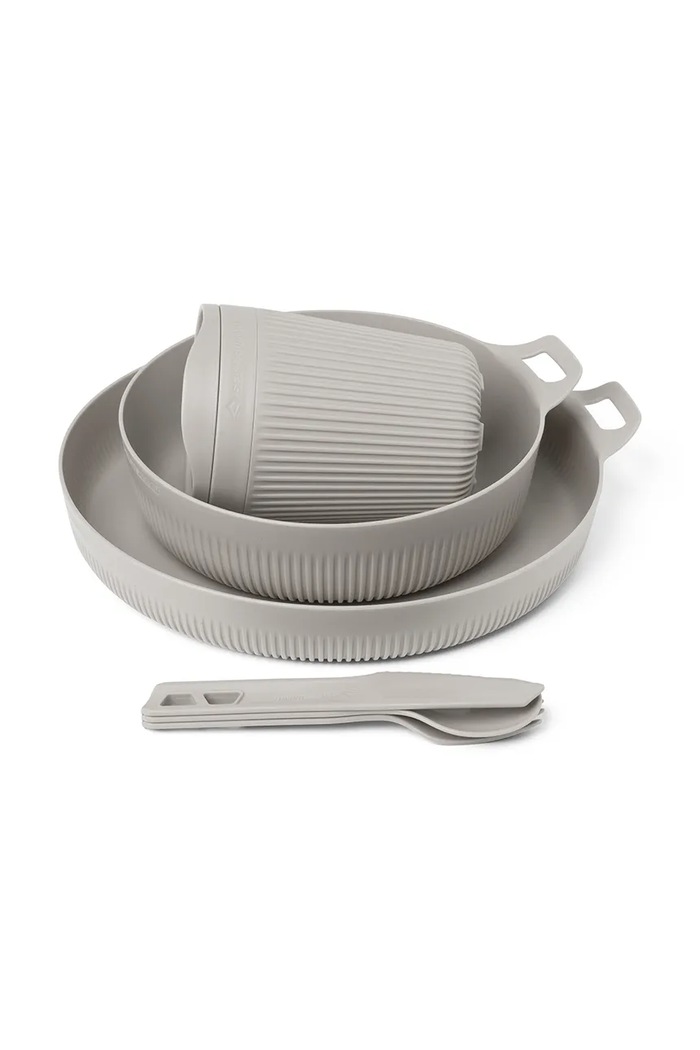 Sea to Summit zestaw naczyń turystycznych Horizon Dinnerware - 6 elementów STS054802 szary AA00