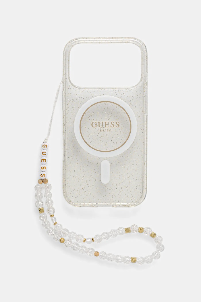 Кейс за телефон Guess iPhone 17 Pro за телефон прозрачен GUHMP17LHGCRELST
