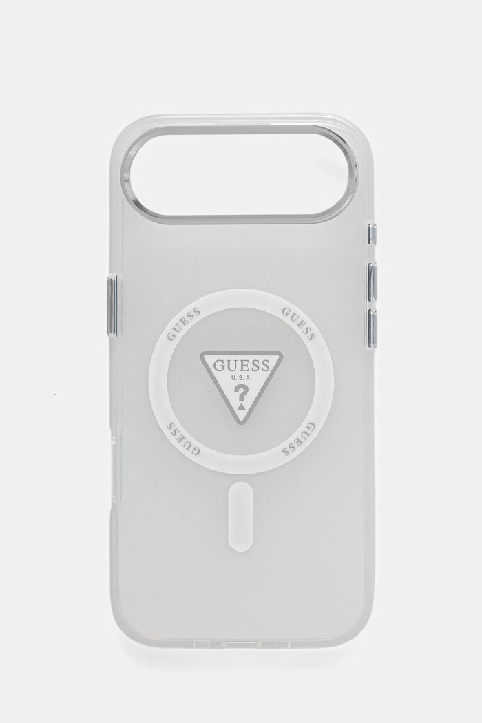 Puzdro na mobil Guess iPhone 17 Air na mobil priesvitná GUHMP17MHGTMLCGT