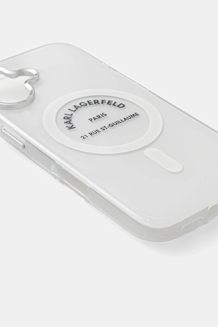 Puzdro na mobil Karl Lagerfeld iPhone 17 KLHMP17SHKRSGPT priesvitná AA00