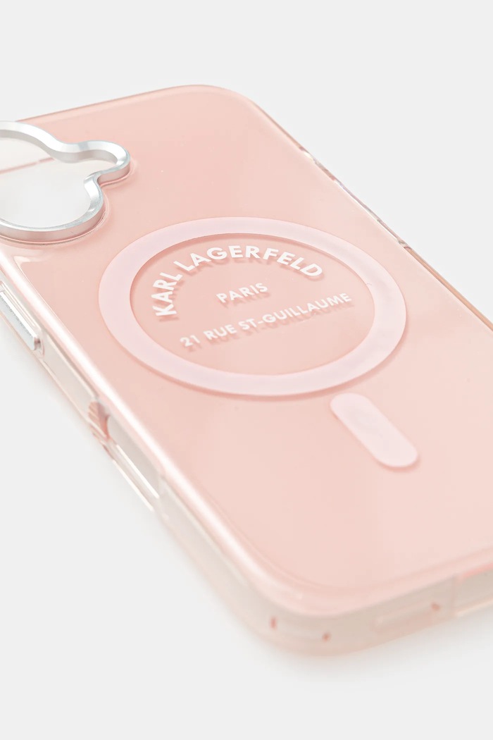 Puzdro na mobil Karl Lagerfeld iPhone 17 KLHMP17SHKRSGPP ružová AA00