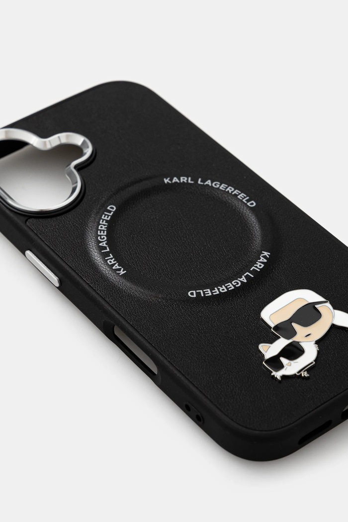 Etui za telefon Karl Lagerfeld iPhone 17 KLHMP17SPSMLRKCK crna AA00