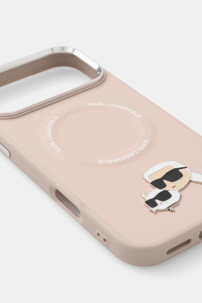 Etui za telefon Karl Lagerfeld iPhone 17 Pro Max KLHMP17XPSMLRKCP roza AA00