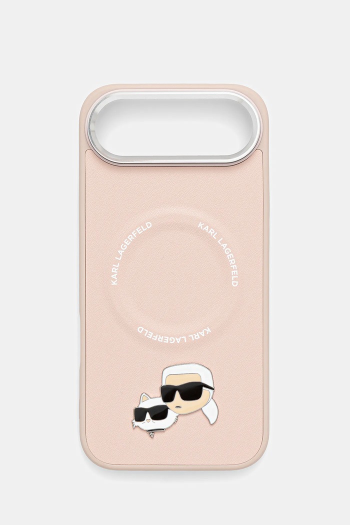 Puzdro na mobil Karl Lagerfeld iPhone 17 Air na mobil ružová KLHMP17MPSMLRKCP