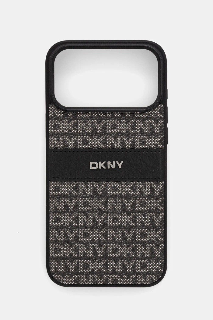 Dkny husă pentru telefon iPhone 17 Pro Max pentru telefon negru DKHCP17XPRTHSLK