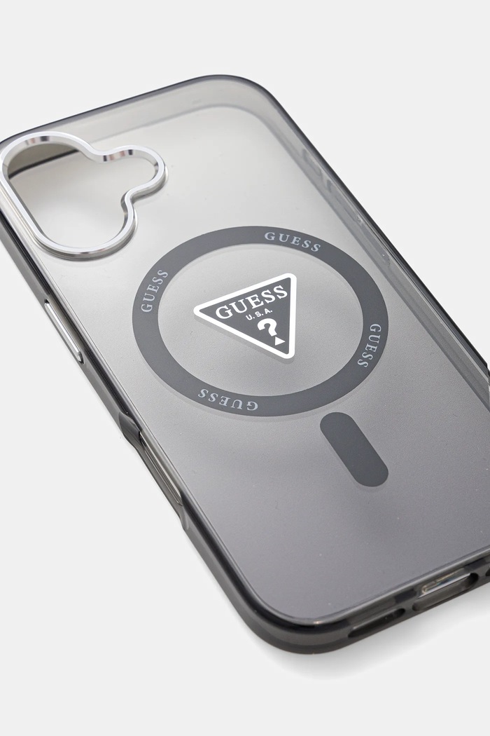 Puzdro na mobil Guess iPhone 17 GUHMP17SHGTMLCGK čierna AA00