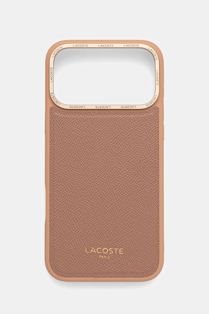 Etui za telefon Lacoste iPhone 17 Pro Max Za telefon rjava LCHMP17XPCEGP