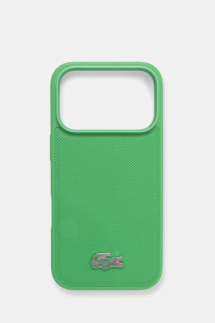 Puzdro na mobil Lacoste iPhone 17 Pro na mobil zelená LCHMP17LPLAN