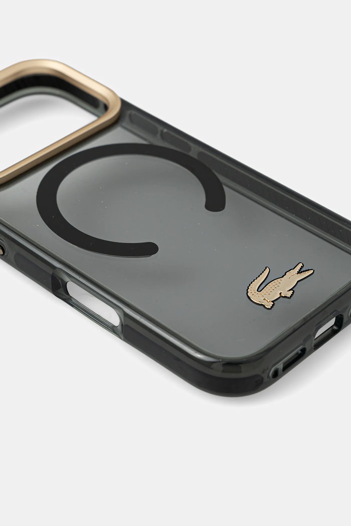 Чехол на телефон Lacoste iPhone 17 Pro LCHMP17LUFWAK чёрный AA00
