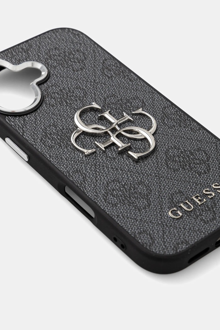 Кейс за телефон Guess iPhone 17 GUHCP17SP4G4SMCK черен AA00