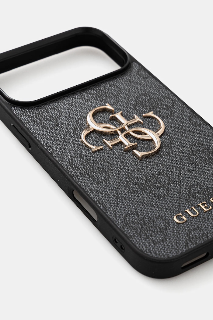 Кейс за телефон Guess iPhone 17 Pro Max GUHCP17X4GMGGR сив AA00