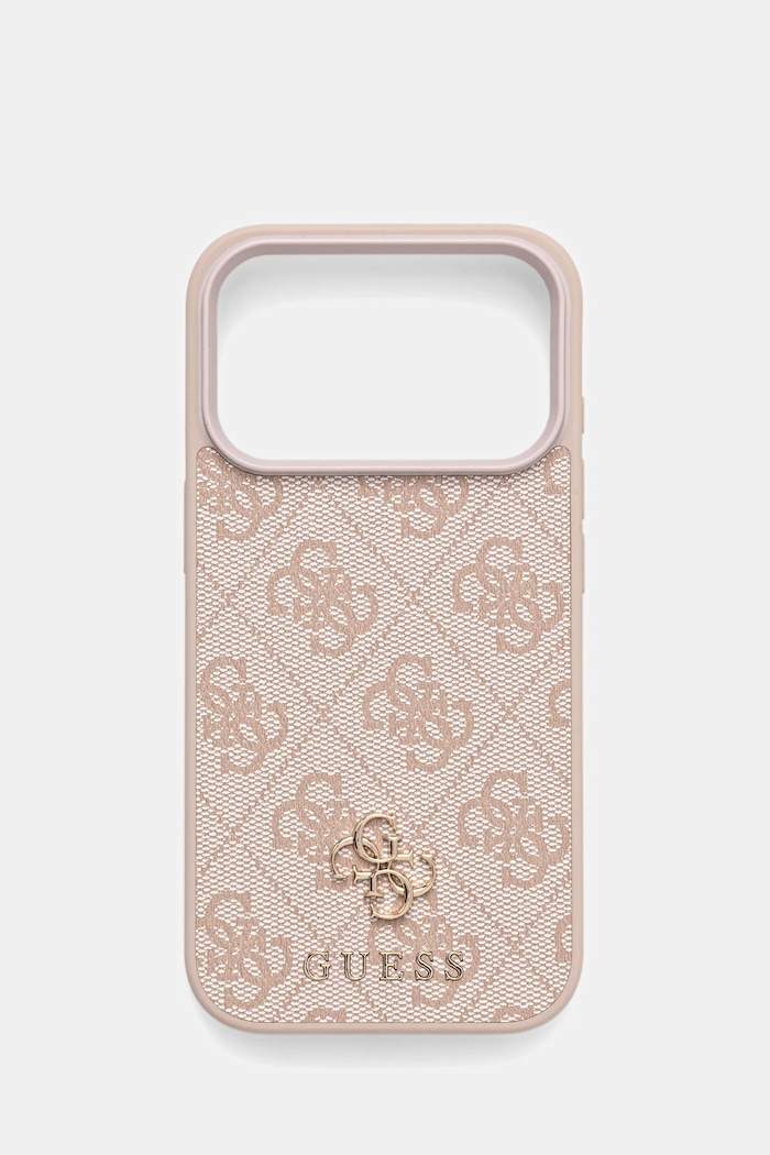 Guess custodia per telefono iPhone 17 Pro stampa all-over rosa GUHMP17LP4SM4MP