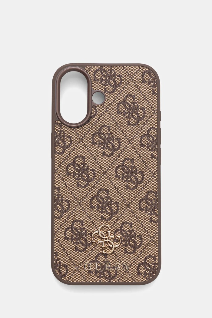 Etui za telefon Guess iPhone 17 za telefon smeđa GUHMP17SP4SM4MW