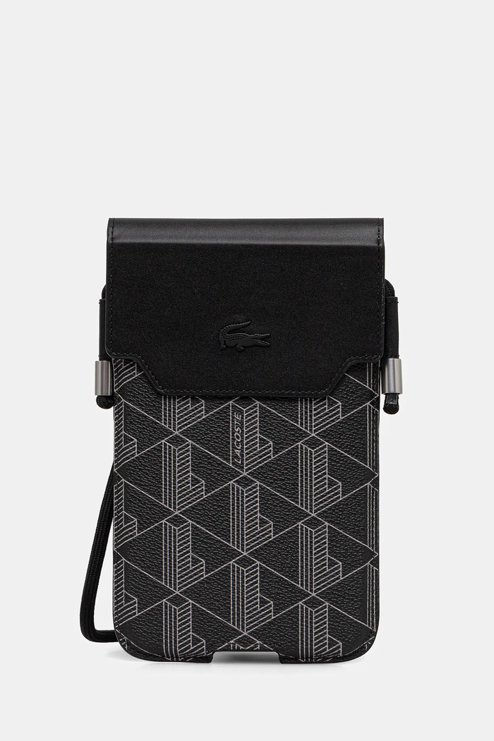Obal na mobil Lacoste na mobil čierna LCPSP17XPBSK