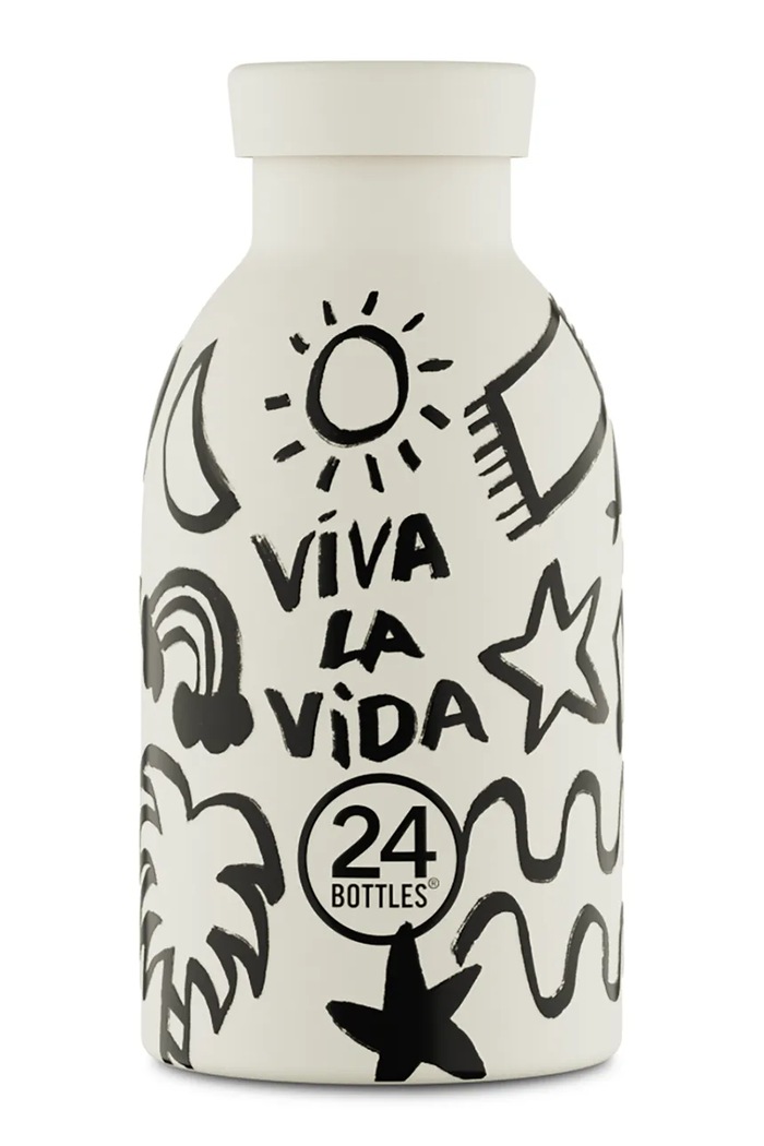Termoláhev 24bottles Clima 330 Viva la Vida bílá Clima.330.Viva.la.Vida