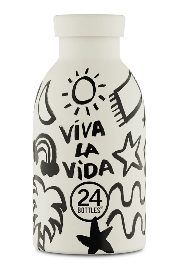 Termoláhev 24bottles Clima 330 Viva la Vida bílá Clima.330.Viva.la.Vida